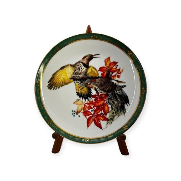 1990 Vintage Flickers The Songbirds of Roger Tory Peterson Collector Plates - Picture 2 of 3